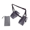 thumbnail image 1 of Reposapiés de avión, hamaca para pies, ligero, con bolsa de almacenamiento, ajustable, para debajo del escritorio, para adultos, 1 of 9