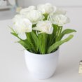 thumbnail image 6 of 1 Set Mini Potted Artificial Plants | Faux Topiary Shrubs and Plastic Fake Plants for Home, Office Desk, and Bathroom Decoration - Multi-use Handmade Display for Garden, 6 of 8