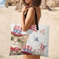 thumbnail image 5 of Patriotic Kittens Celebrate Freedom Flowers Picnic Blanket Waterproof Outdoor Beach Blanket Hand-held Pad Suitable for Travel, Camping, Beach, Family Gatherings, 5 of 8