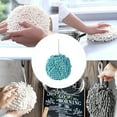 thumbnail image 6 of AUQ 3Pcs Chenille Hanging Hand Towels Ball,No Hair Removal Microfiber Absorbent Dish Cloth,Quick Dry Soft Absorbent Microfiber Hand Towels, 6 of 7