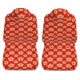 thumbnail image 3 of LAKIMCT Chinese Gold Floral Car Seat Covers Vehicle Front Seat Covers Universal Fit Seat Protector, 3 of 9