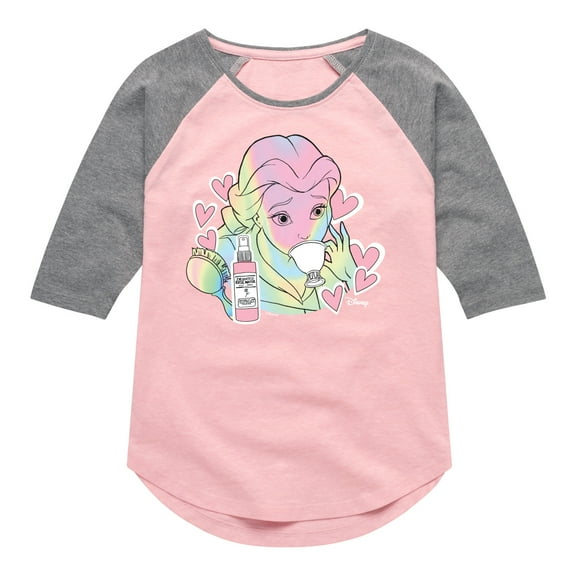 Disney Princess - So It's Time To Be Beautiful - Toddler & Youth Girls Raglan Graphic T-Shirt