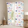 thumbnail image 3 of Erosebridal Colorful Bow Black Out Curtains, Cute Jellyfish Shark Curtains Pack of 2 (42x63 Each), 3 of 6