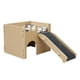 thumbnail image 1 of Cabaña escondite para hámster, casa de juegos, puente con escaleras, jaula de madera, decoración, juguetes para ejercicios, casa para hámster y, 1 of 9