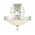 thumbnail image 6 of 5010-OS-CL-MWP Crystorama Lighting Ashton - Three Light Semi-Flush Mount in Classic Style - 16.5 Inches Wide by 16.25 Inches High-Hand Cut Crystal, 6 of 7