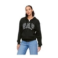 thumbnail image 1 of Sudadera con Capucha GAP Logo con Cierre Completo Negro Verdadero Talla S, 1 of 4
