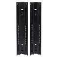 thumbnail image 2 of Wardrobe 1 Pair Cold Rolled Steel Black 8 Inch Drawer Sliding Rail With 3-Section Ball Bearing, 2 of 8