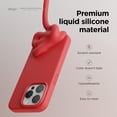 thumbnail image 3 of Funda de teléfono Elago compatible con iPhone 15 Pro de silicona roja, 3 of 6