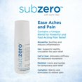 Sub Zero Cooling Pain Relief Gel, 3oz RollOn Joint Relief and Nerve