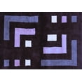 thumbnail image 1 of Ahgly Company Machine Washable Indoor Rectangle Abstract Blue Modern Area Rugs, 3' x 5', 1 of 4