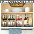 thumbnail image 3 of SpaceAid Pull Out Spice Rack Organizer for Cabinet with Labels, 4.5" W x10.75 D x8.5 H, 1 Drawer 2-Tier, 3 of 7