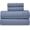 Captains Blue, variant on Jersey Sheets Full Set - Cotton (4 Pieces) All Seasonal Deep Pockets Soft Cozy Knit Stretchy Bed Sheets - Hotel and Residential Quality