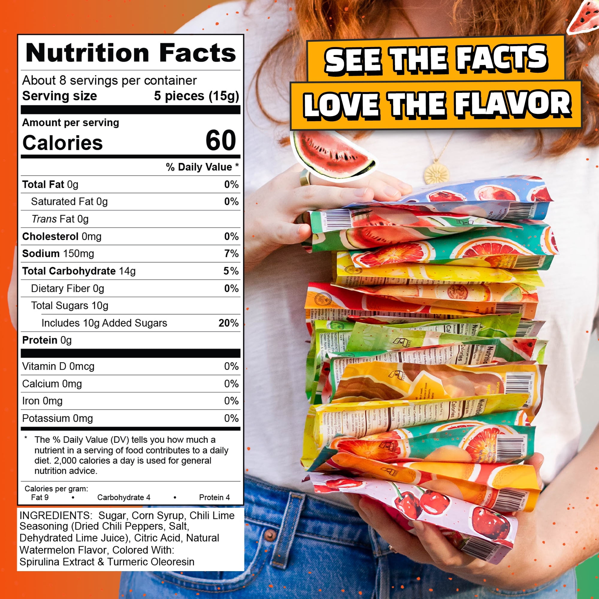 Tamalitoz Divine Watermelon – Spicy Watermelon Mexican Hard Candy Filled with Chile, Lime & Sea Salt – Handcrafted Candy, Gluten-Free, Kosher, 12 Bags – 4oz Each