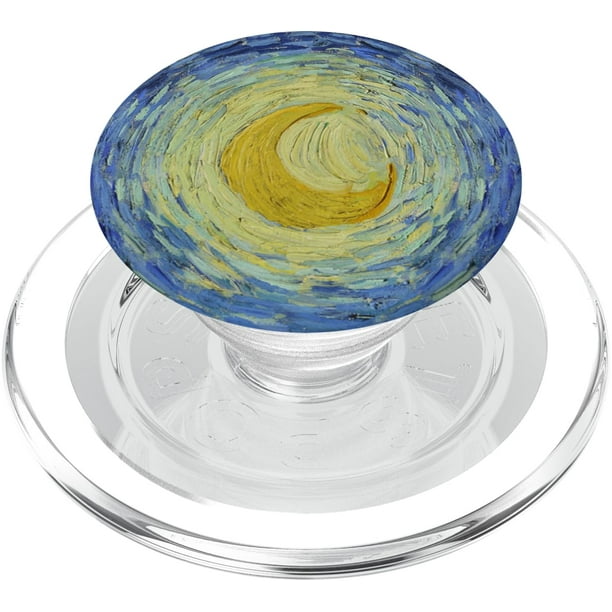 Empuñadura PopSocket de Fine Art Classics Starry Night Moon Van Gogh