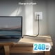 thumbnail image 5 of Cable USB4 Matters, 40 Gbps, ángulo recto, 1 m, Thunderbolt 4, 5 of 7
