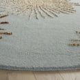 thumbnail image 4 of SAFAVIEH Soho Fiesta Geometric Area Rug, Light Blue/Multi, 6' x 6' Round, 4 of 12