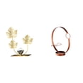 thumbnail image 1 of Estatua de figura,Estatuas de hojas y flores de metal,esculturas decorativas,Figuras decorativas para el hogar,para estante,mesa o vitrina.,Soporte para botellas de vino,Soporte para botellas, 1 of 8