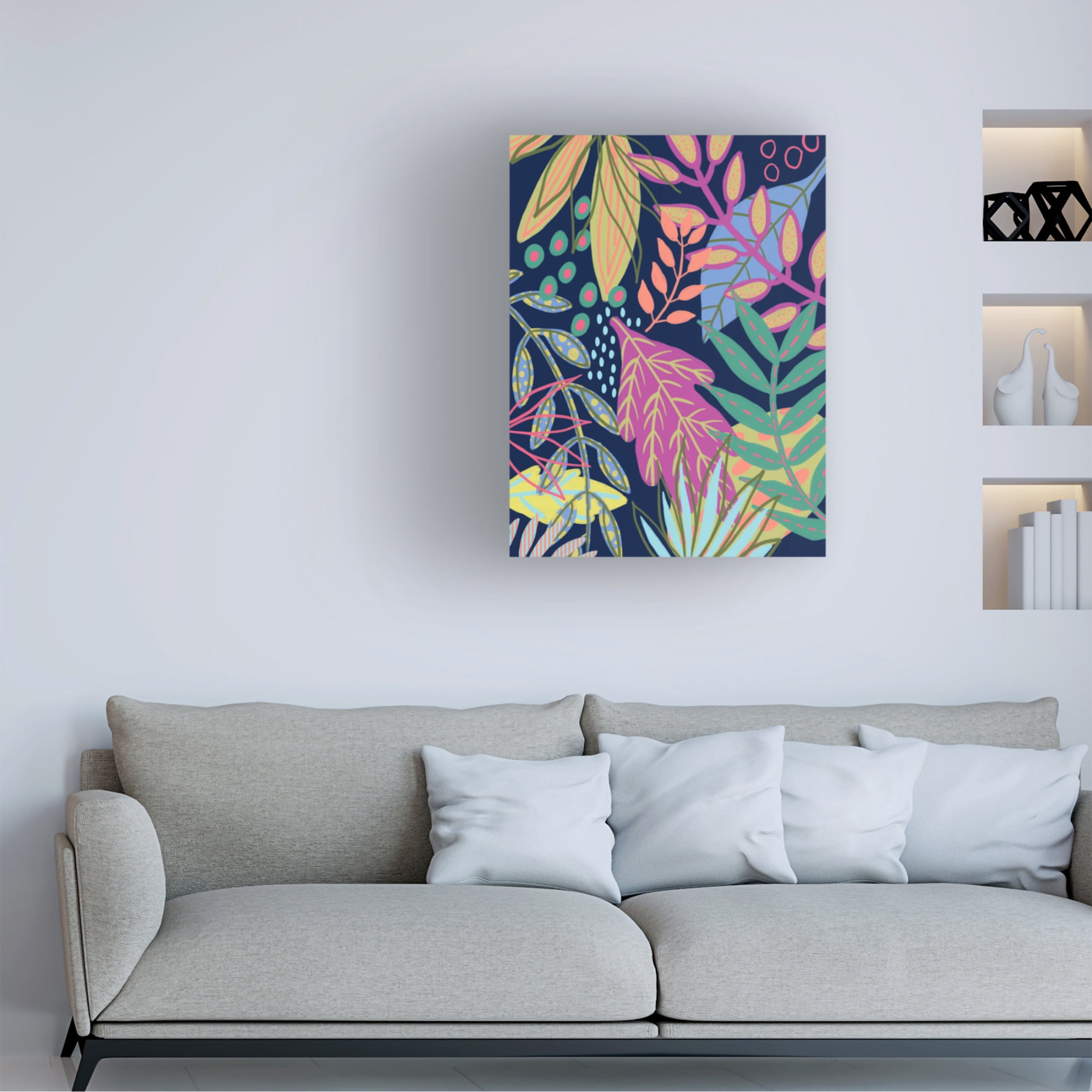 Trademark Fine Art Regina Moore Jungle Pop I Canvas Wall Art