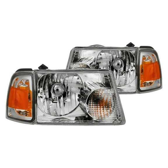 ANZO USA 111484 Crystal Headlight Fits select: 2001-2011 FORD RANGER