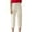 Khaki, variant on Womens Summer Pants Cotton Linen Straight Tube Loose Fitting Casual Capris Trousers for Women 2024