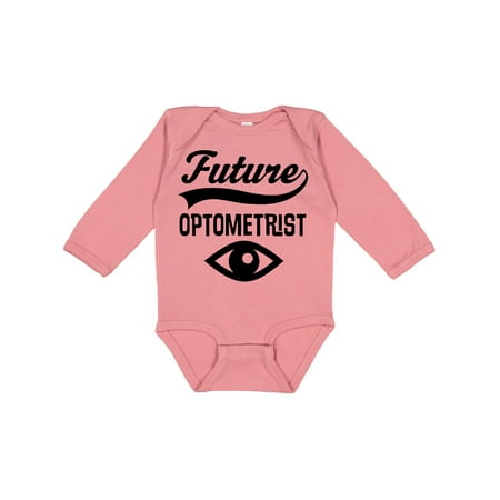 

Inktastic Future Optometrist Eye Doctor Gift Baby Boy or Baby Girl Long Sleeve Bodysuit