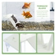 thumbnail image 3 of WHAMVOX 1Pc White Durable Turtle Basking Platform for Fish Tank with Suction Cup Stable Resting Terrace, 3 of 8