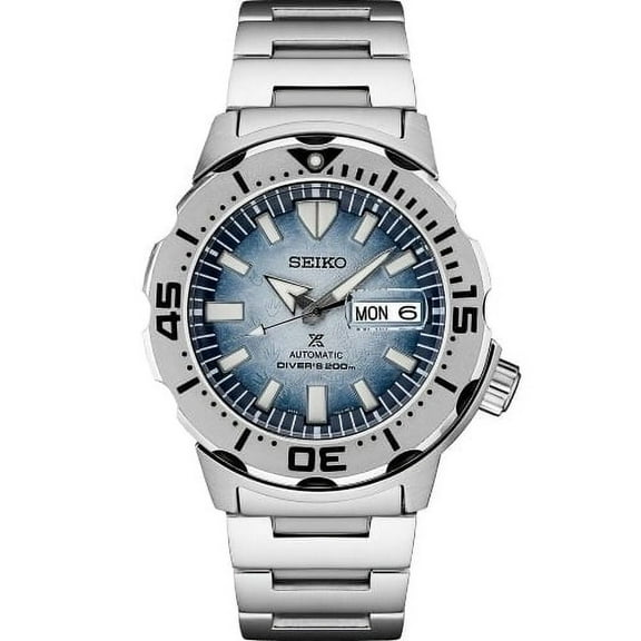 Seiko Prospex SRPG57 Ocean Frost Monster Special Edition Steel Watch