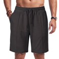 thumbnail image 2 of IhhxPro Men's Casual Shorts with Pockets Elastic Waist Drawstring Summer Mesh Lightweight Athletic Jogger Fit Outdoor Sport S-3XL, 2 of 7