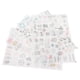 thumbnail image 3 of 4 Sheets Calender Stickers Wedding Party Stickers Transparent Stickers Wedding Planning Stickers Stickers For Wedding, 3 of 3