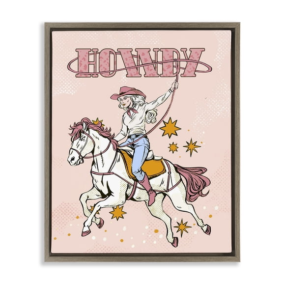 Stupell Industries Eclectic Brown Floating Frame Canvas Art, 17 x 21, by Ziwei Li