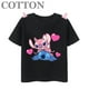 thumbnail image 4 of Marca Disney Stitch Anime Verano Múltiples Moda Algodón Camisetas para Niños Cuello Redondo Casual Manga Corta Ropa para Niños Tee Tops, 4 of 5