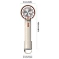 thumbnail image 4 of Ventilador Portátil Mano Con Gancho Carga USB para Viajes Al Aire Libre (Beige), 4 of 4