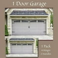 thumbnail image 3 of Household Essentials Hinge-It Magnetic Decorative Garage Door Accents, Black, 3 of 5
