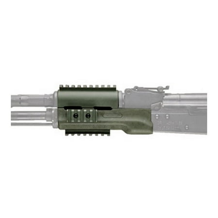 Hogue AK-47 Overmolded Forend Standard, Rubber Grip Area, Ghillie Green