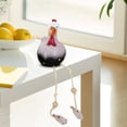 thumbnail image 3 of Estatua Creativa Pollo Ojos Grandes Suministros Jardín Pies Largos Artesanal para Patio Interior Y Exterior, 3 of 9