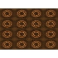 thumbnail image 1 of Ahgly Company Indoor Rectangle Patterned Mahogany Brown Area Rugs, 8' x 12', 1 of 1