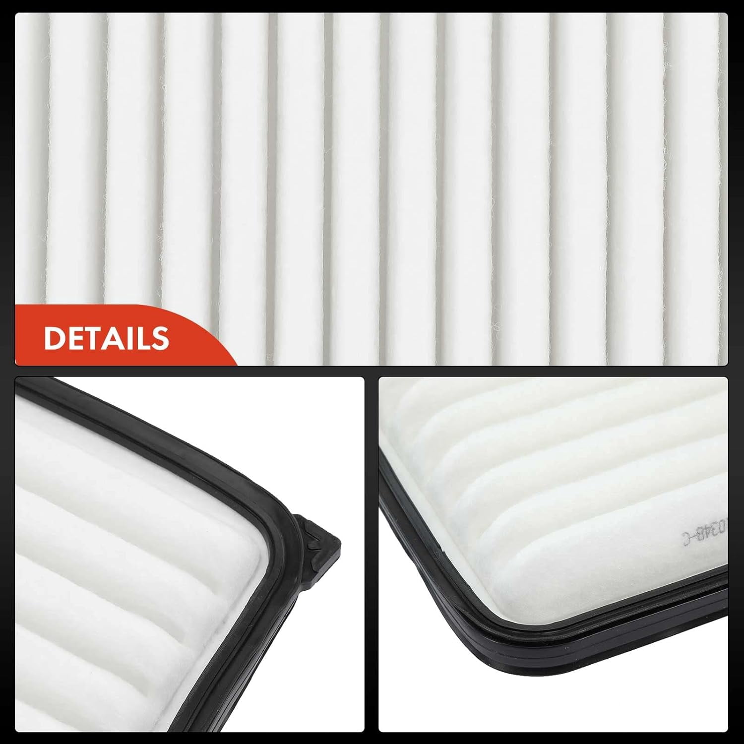A-Premium 2-PC Engine Air Filter Compatible with Jeep Vehicles - Wrangler 2007 2008 2009 2010 2011 2012 2013 2014 2015 2016 2017, Wrangler JK 2018