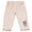 Pink, variant on Girls Capri Leggings with Patch Detail, Soft Stretchy Ruffle Hem Summer Casual & Play Outfit,2-3 Years