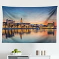 thumbnail image 1 of Croatia Tapestry, Travel and Tourism Themed Illustration with Landmarks and Welcome Text, Fabric Wall Hanging Decor for Bedroom Living Room Dorm, 2 Sizes, Multicolor, by Ambesonne, 1 of 1
