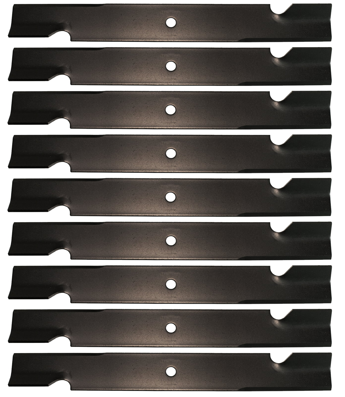 Thickness .250 in USA Mower Blades U15205BP High-Lift for Exmark® 103-6383 103-6383-S Length 20-1/2 in Deck 9 60 in Center Hole 15/16 in Width 2-1/2 in 