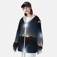 thumbnail image 3 of Fotbe Peggy's Cove Lighthouse Chaqueta con Protección Solar UPF 50+ para Hombre y Mujer, Camisa con Capucha y Bolsillos-Small, 3 of 7
