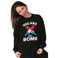 thumbnail image 4 of You Are Bomb Ice Pop Firecracker Sweatshirt for Men or Women Brisco Brands S, 4 of 5