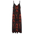 thumbnail image 5 of Havana Cuba Robe Sans Manches Robe de Luxe Robe Longue pour Femmes, 5 of 5