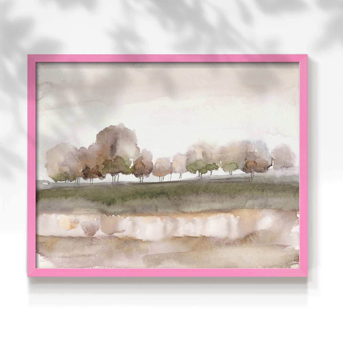 Soft Welcome Spring by Nan - Restickable Framed Giclée Print