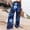 Multicolor, variant on Sentmoon Pants for Women Elastic Waist Boho Flower Print Summer Baggy Pants Loose Fit Wide Leg with Pockets Lightweight Palazzo Pants Trendy Womens for Leisure Wear Multicolor XXL