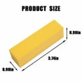 thumbnail image 4 of EXLEAF 2026 New 10 Pcs Nail Buffer,4-Sided Grit Surfaces Nail Buffer Block,Compact Nail Supplies,Yellow for Nail Care, Shaping, Smoothing, Buffing, Manicure, Pedicure., 4 of 5