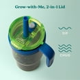 thumbnail image 5 of Reduce Coldee Kids Tumbler Spill-Proof Straw & Handle. Insulated Stainless Steel 18 oz, Gamer Glow, 5 of 6