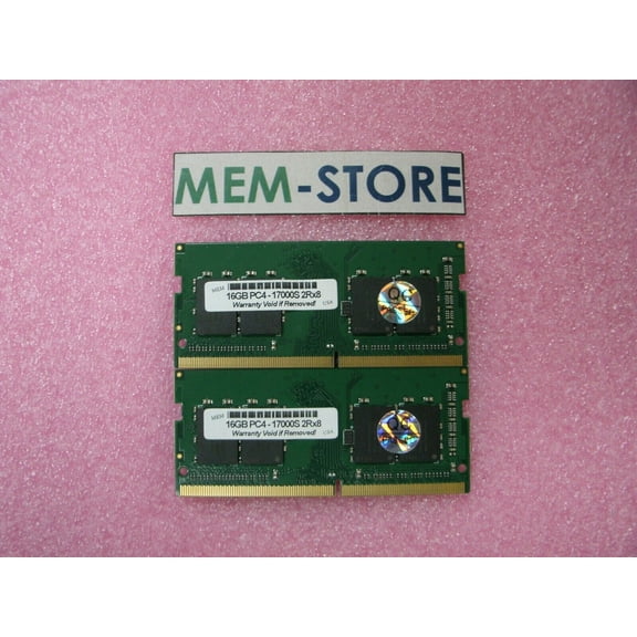 32GB 2x16GB DDR4-2133 SODIMM Crucial CT2K16G4SFD8213 Equivalent Memory