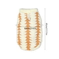 thumbnail image 3 of Dog Sweater for Large Breeds 1PC Winter Fleece-Lined Pet Apparel Cozy Polyester Outerwear for Cold Weather Comfort(Coffee), 3 of 9