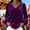 Purple, variant on Plcasen Womens Velvet Tops V Neck Long Sleeve Fall Winter Trendy Dressy Casual Loose Tunic Shirts
